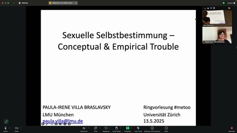 Thumbnail for Sexuelle Selbstbestimmung – Conceptual &amp; Empirical Trouble