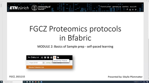 Thumbnail for M2.5 FGCZ Proteomics protocols in B-Fabric