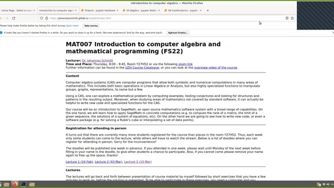 Thumbnail for Lecture 06: Combinatorics