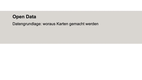 Thumbnail for Datengrundlage