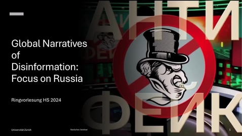 Thumbnail for HS24 RVL Global Narratives of Disinformation: 8th session (EN)