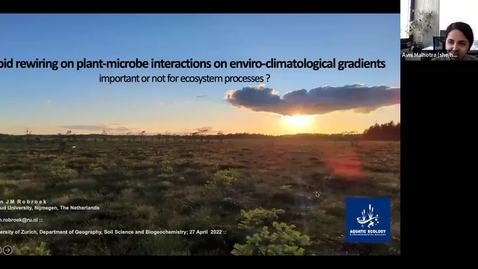 Thumbnail for 27. April 2022 Biogeoscience &amp; Landscape Dynamics