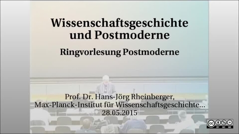 Thumbnail for Wissenschaftsgeschichte und Postmoderne