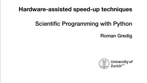 Thumbnail for Hardware-assisted speed-up techniques