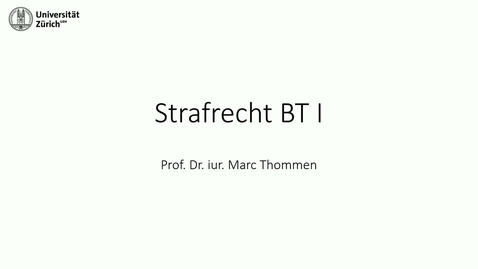 Thumbnail for 12_Diebstahl II und 172ter 31. Oktober 2024