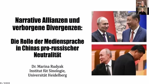 Thumbnail for HS24 RVL Global Narratives of Disinformation: 9. Sitzung (RU)