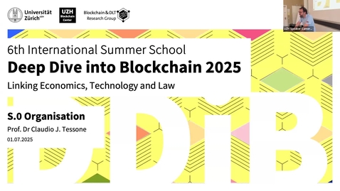 Thumbnail for S.1 Course Organisation by Prof. Claudio J. Tessone