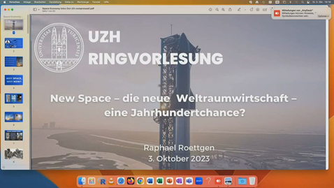 Thumbnail for New Space – die neue Weltraumwirtschaft – eine Jahrhundertchance?