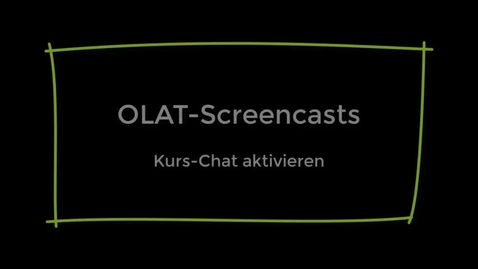 Thumbnail for OLAT-Kurs-Chat aktivieren