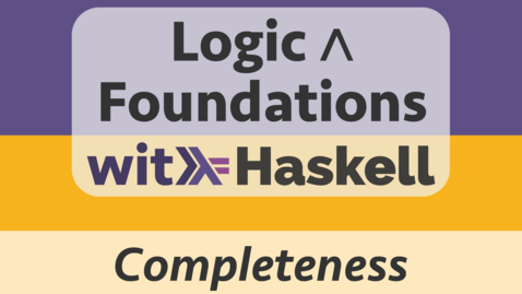 Thumbnail for Logic 9: Completeness of Natural Deduction for LP