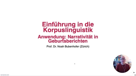 Thumbnail for Anwendung: Narrativität in Geburtsberichten