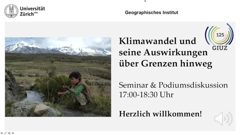 Thumbnail for Klimawandel und seine Auswirkungen über Grenzen hinweg
