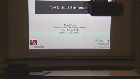 Thumbnail for Introduction to Bioinformatics - Lecture 09: Text Mining