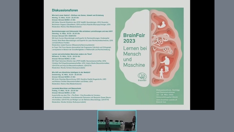Thumbnail for BrainFair2023: Buchstabensuppe und Zahlensalat: Wie entstehen Lernstörungen und was hilft?