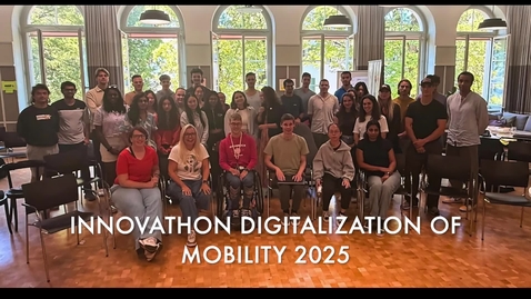 Thumbnail for Innovathon 2025: The Digitalization of Mobility