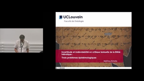 Thumbnail for Matthieu Richelle - Louvain-la-Neuve