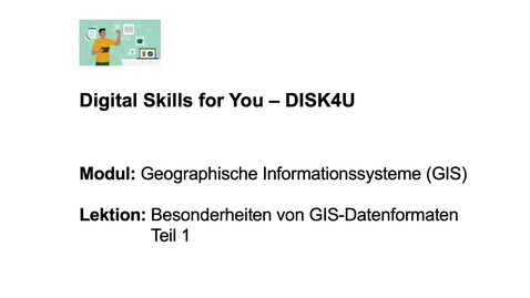 Thumbnail for GIS Datenformate Teil 1