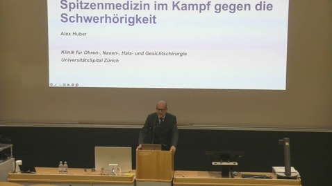 Thumbnail for Dem Hören helfen (Prof. Dr. Alex Huber)