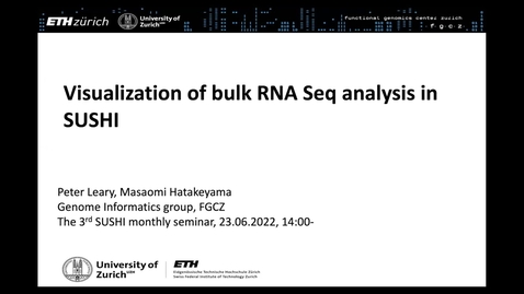 Thumbnail for SUSHI seminar, Interactive analysis in Shiny, 23 June 2022