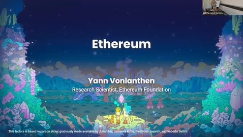 Thumbnail for T.3 Ethereum - Yann Volanthen and Prof. Tessone