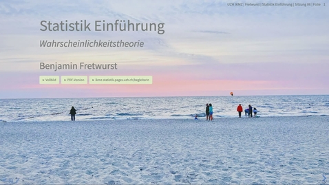 Thumbnail for Statistik und Datenanalyse: Einführung