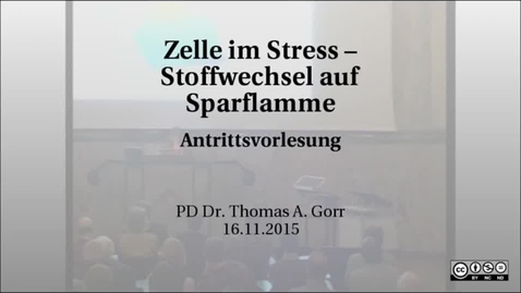 Thumbnail for Zelle im Stress – Stoffwechsel auf Sparflamme