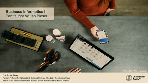 Thumbnail for Business Informatics I (L+E) (Wirtschaftsinformatik I) (03SM22BI0013)