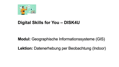 Thumbnail for Erhebung räumlicher Daten per Beobachtung