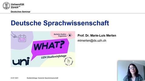 Thumbnail for Deutsche Sprachwissenschaft