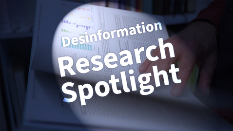 Thumbnail for Research Spotlight: Desinformation in digitalen Medien