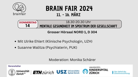Thumbnail for BrainFair 2024: Mentale Gesundheit im Spektrum der Gesellschaft