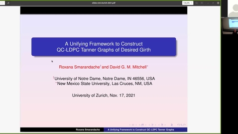 Thumbnail for A Unifying Framework to Construct QC-LDPC Tanner Graphs of Desired Girth