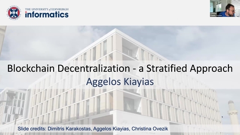 Thumbnail for UZH BCC Lecture Series - Prof. Aggelos Kiayias