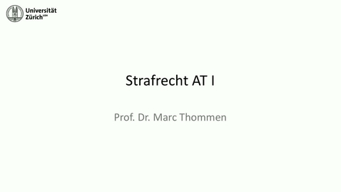 Thumbnail for 21_StGB AT I - Täterschaft und Teilnahme – Mittäterschaft/Anstiftung