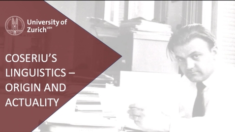 Thumbnail for Plenary session by Jürgen Trabant: &quot;Coserian linguistics: poetry - language - philosophy. The acroamatic linguistics of the 21st century?&quot;