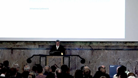 Thumbnail for Antrittsvorlesung von Prof. Dr. Johannes Liebrecht: &quot;Konsumentenschutz I: Europäische Verrechtlichung als Thema der juristischen Zeitgeschichteschichte&quot;