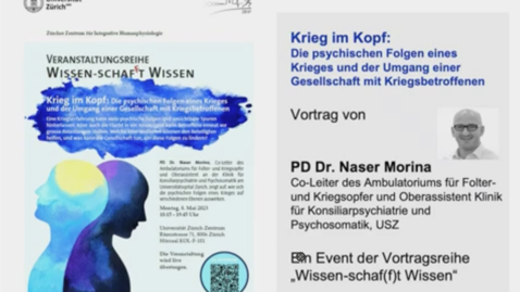Thumbnail for Krieg im Kopf: Die psychischen Folgen eines Krieges und der Umgang einer Gesellschaft mit Kriegsbetroffenen