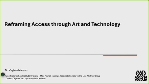 Thumbnail for Reframing Access through Art and Technology