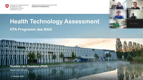 Thumbnail for Health Technology Assessment – Das HTA Programm des BAG