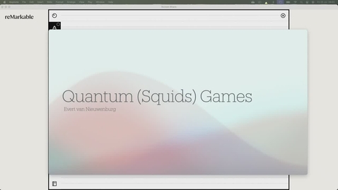 Thumbnail for Quantum Computing summer school - morning