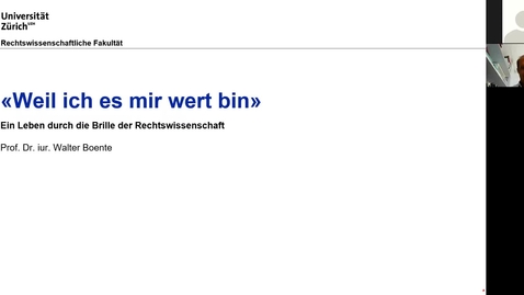 Thumbnail for Rechtswissenschaft Vorlesung (SIT 2021)
