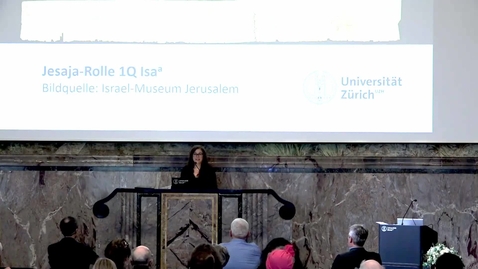 Thumbnail for Antrittsvorlesung von PD Dr. Jürg Martin Hutzli: &quot;Wie veränderten schriftgelehrte Schreiber den biblischen Text? – Materielle und epigraphische Eigenheiten der in Qumran, Elephantine und Deir ʻAlla aufgefundenen Schriftdokumente&quot;