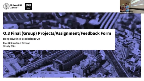 Thumbnail for Bridge Project and TAs – Prof. Claudio J. Tessone  