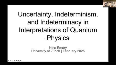 Thumbnail for Session 1 (Part 2: Quantum Indeterminism &amp; the Foundations of Quantum Theory)