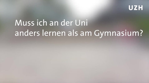 Thumbnail for Lernen an der Uni