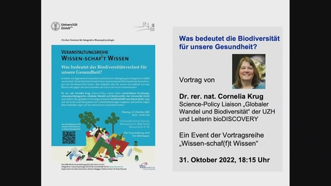 Thumbnail for Was bedeutet der Biodiversitätsverlust für unsere Gesundheit?