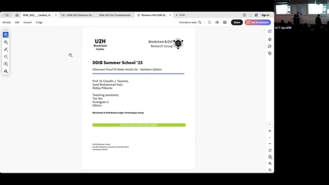 Thumbnail for Ethereum PoS Hands-on Alt