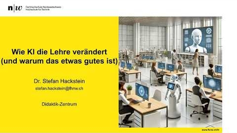 Thumbnail for Wie KI die Lehre verändert (und warum das etwas gutes ist)