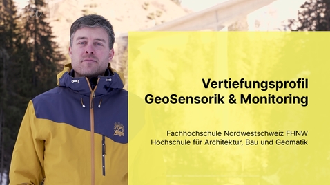 Thumbnail for GeoSensorik und Monitoring | BSc Geomatik | FHNW