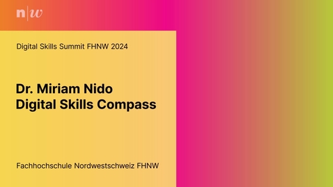 Thumbnail for Digital Skills Compass - Miriam Nido